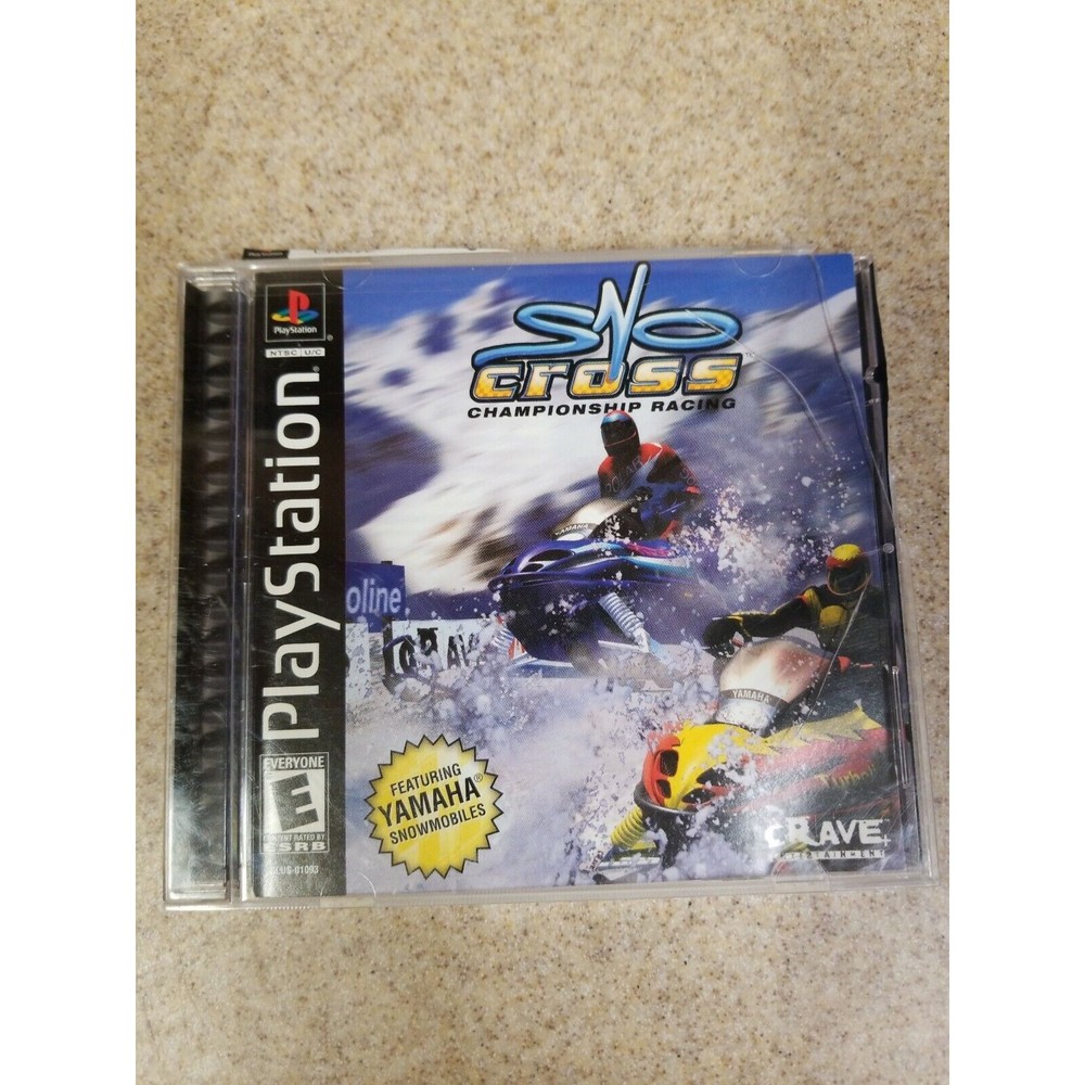 SnoCross Championship Racing Playstation PS1 Video Game Complete
